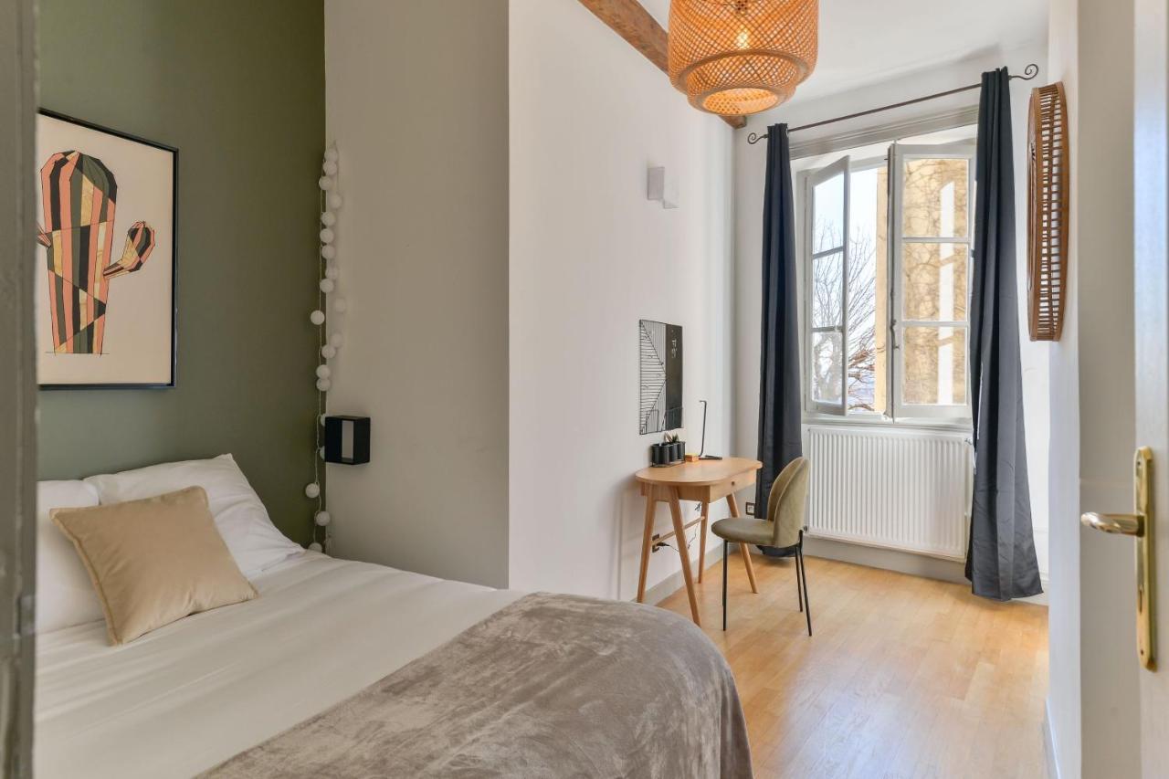 Beau Duplex Avec Jardin Et Vue Appartement Lyon Buitenkant foto