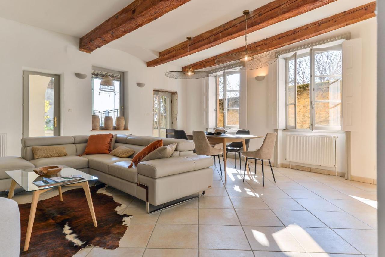 Beau Duplex Avec Jardin Et Vue Appartement Lyon Buitenkant foto