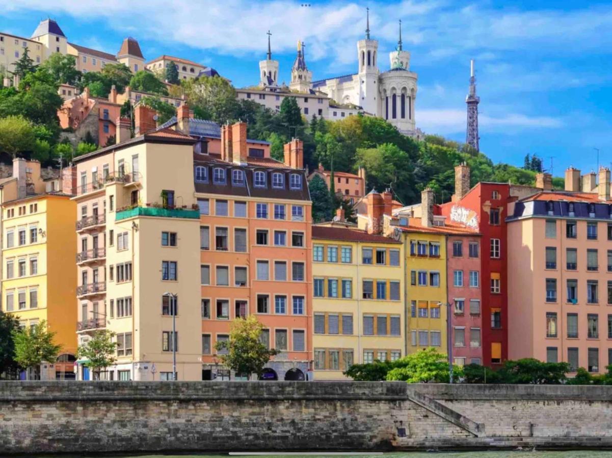 Beau Duplex Avec Jardin Et Vue Appartement Lyon Buitenkant foto